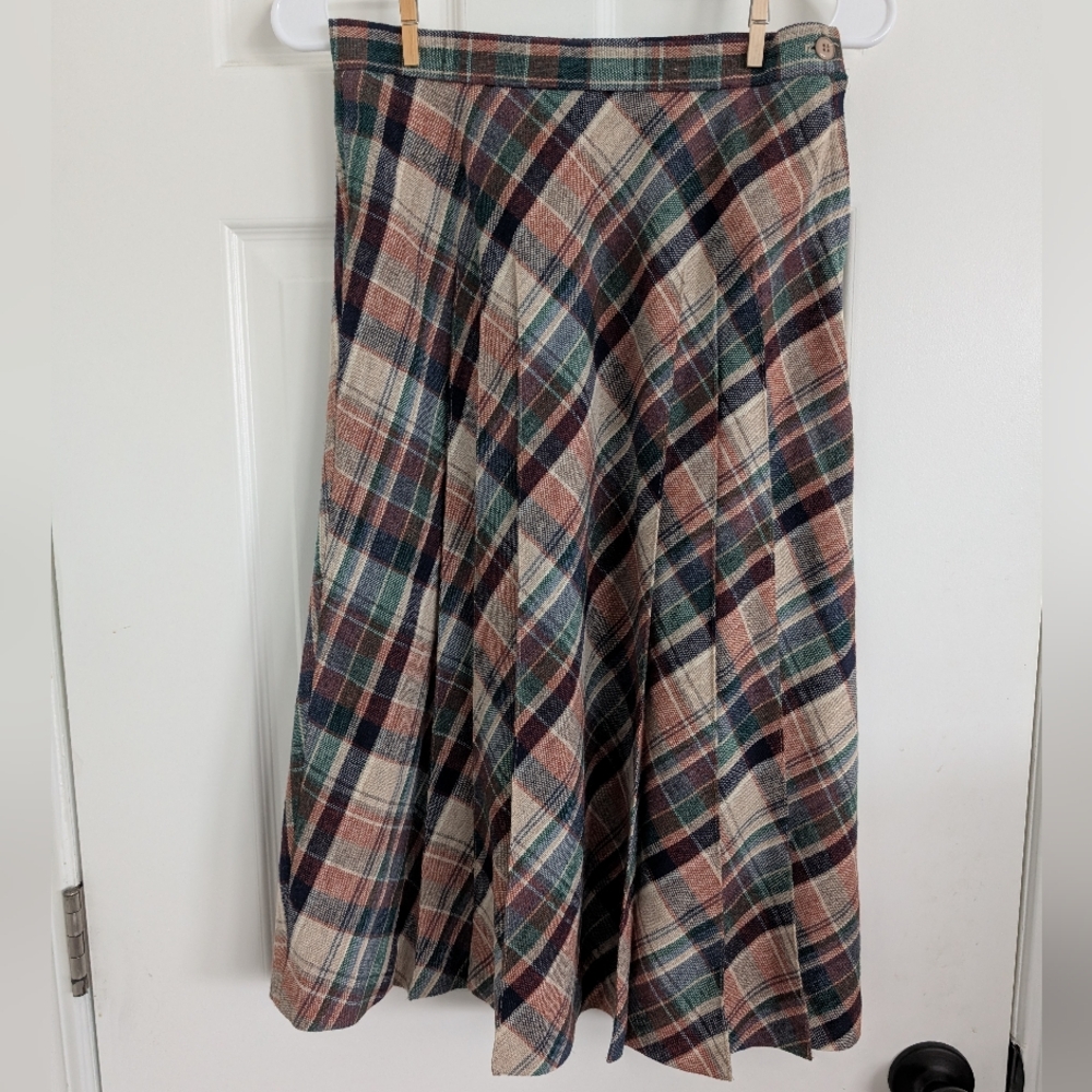 Vintage Wool Blend Skirt